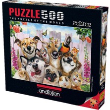 Allians 500 Parça Yapboz Puzzle - Dostlarla Selfie Keyfi, Eğlenceli Hobi Seti
