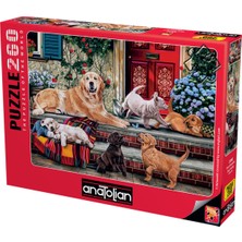 Allians 260 Parça Köpek Temalı Renkli Puzzle, Eğlenceli Hobi Seti