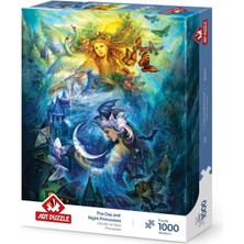 Allians Gündüz ve Gece Temalı 1000 Parça Puzzle, Eğlence ve Zeka Dolu Saatler