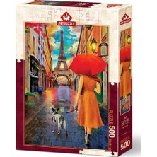 Allians Renkli 500 Parça Yağmur Dostluğu Puzzle Seti, Eğlenceli ve Öğretici Oyun