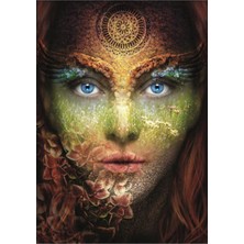Allians Renkli 2000 Parça Nature Woman Puzzle, Eğlenceli ve Zihni Geliştirici Aktivite