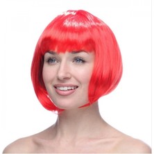 Pilelistore- Kırmızı Peruk Saç
