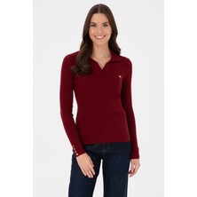 U.s. Polo Assn. Kadın Bordo Kazak /triko 50317524-VR014