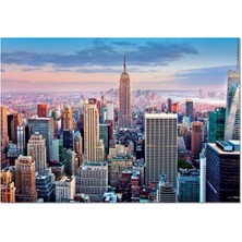 Allians Yüksek Kaliteli 1000 Parça New York Puzzle, Eğlenceli ve Zihni Geliştirici Keyifli Aktivite