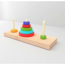 Allians Hanoi Kuleleri Zeka Geliştirici Eğitici Mantık Oyunu Çocuklar Için