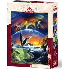 Allians Renkli ve Eğlenceli 500 Parça Puzzle, Zeka ve Yaratıcılığı Geliştirir