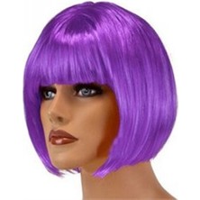 Pilelistore- Kısa Mor Peruk Saç