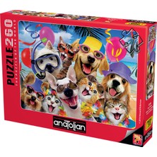 Allians 260 Parça Yapboz Puzzle, Plaj Selfisi Temalı, Eğlenceli ve Zihni Geliştirici