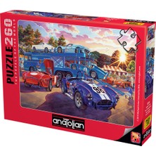 Allians 260 Parça Araba Yarışı Puzzle, Eğlenceli ve Renkli Zeka Oyunu