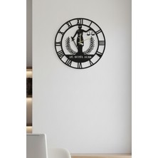 Grandmix Kişiye Özel Avukat Temalı Metal Duvar Saati 45X45 cm