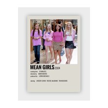 PremiumPort Mean Girls Film Bilgi Kartı Duvar Posteri, Eğlenceli Dekorasyon Hediye