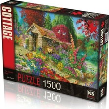 Allians 1500 Parça Bahçe Temalı Puzzle, Çiçekli Bahçe Tasarımı, Eğlenceli Oyun