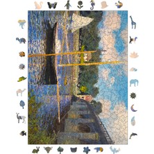 Allians Ahşap Puzzle Claude Monet Argenteuil Köprüsü 450 Parça 29X39 cm