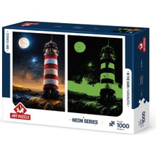 Allians Renkli Neon Puzzle 1000 Parça, Eğlenceli ve Zorlayıcı Puzzle Seti