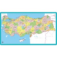 Allians Eğlenceli 81 Parça Türkiye Haritası Yapboz, Çerçeveli, 27X48 cm