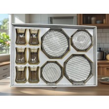 Paşabahçe Herencia Line 18 Parça Premium Gold Çay & Pasta Takımı – Çeyiz Seti