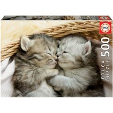 Allians Sevimli Kedi Temalı 500 Parça Puzzle, Eğlenceli ve Rahatlatıcı Hobi