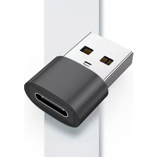 Divex Type-C Dişi Usb3.0 Erkek Otg Adaptör Çevirici Siyah DC-178