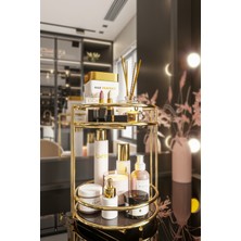 Feyza Design Çok Amaçlı 2 Katlı Banyo ve Takı Düzenleyici Organizer Tepsisi