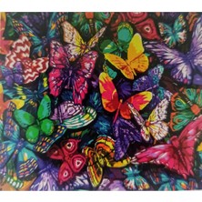 Allians 50X40 cm Yuvarlak Taşlı ve Boncuklu Mozaik Tablo, Şık Dekorasyon Ürünü