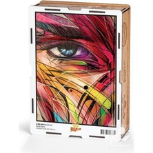 Allians Renkli Ahşap Yüz Puzzle 2000 Parça, Eğlenceli ve Zihinsel Gelişim Için