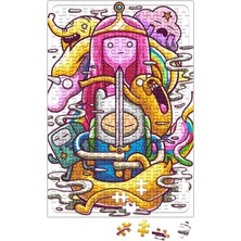 Allians Renkli Cartoon Network Puzzle, Marceline, Jack ve Finn Temalı, Eğlenceli Oyun