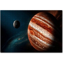 Allians Yıldızlar ve Gezegenler Temalı 120 Parça Ahşap Puzzle Seti