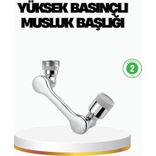 OZGN Üç Segmentli 1080 Derece Musluk Aparatı Esnek Döner Havalandırıcı Pratik Kullanım