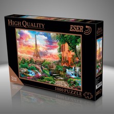 Allians 1000 Parça Puzzle, 68X48 Cm, Paris Güzellikleri, Eğlenceli Hobi Seti