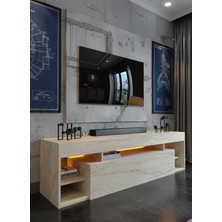 Resital Ledli Tv Ünitesi L1502-8 Traverten