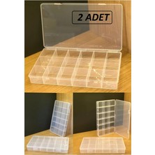 Feyza Design Şeffaf 18 Bölmeli Takı ve Yüzük Saklama Kutusu, Çekici ve Kullanışlı