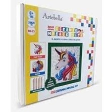 Allians Çocuklar Için Ahşap Çerçeveli Seramik Mozaik Set 20X20 cm