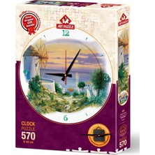 Allians Ege'de Akşamüstü 570 Parça Saat Puzzle, Eğlenceli ve Detaylı Yapım Keyfi