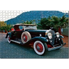 Allians Siyah Cadillac Antika Araba 255 Parça Ahşap Puzzle, Dekoratif ve Eğlenceli
