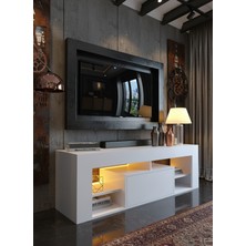 Resital Ledli Tv Ünitesi L1504-1 Beyaz