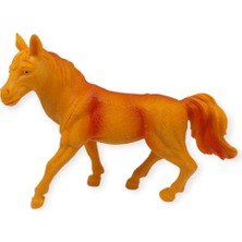 Senson Çiftlik Hayvanları Serisi - Yarış Atı 12 cm - Turuncu (Lisinya)