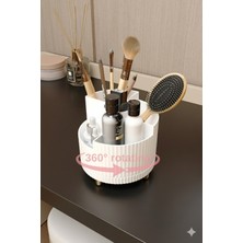 Feyza Design Yüksek Kapasiteli 360 Derece Dönebilir Kozmetik ve Makyaj Organizer