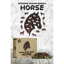 Allians El Yapımı Ahşap Mandala Şekilli Puzzle, Şık ve Detaylı Tasarım