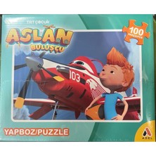 Allians Renkli Aslan Temalı 100 Parça Çocuk Puzzle, Eğlenceli ve Eğitici Zeka Oyunu