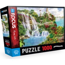 Allians Renkli 1000 Parça Orman ve Şelale Temalı Puzzle Seti