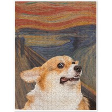 Allians Doğa ve Orman Temalı Corgi 500 Parça Puzzle, Eğlenceli ve Zihinsel Gelişim Destekli