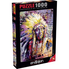 Allians Renkli 1000 Parça Yapboz Puzzle, Şef Seattle Teması, Eğlenceli ve Zihinsel Gelişim