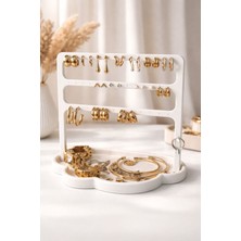 Feyza Design Çok Katlı Takı Organizeri, Küpe, Yüzük, Bileklik ve Saat Düzenleyici