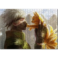 Allians Naruto Anime Kedi Temalı 500 Parça Ahşap Puzzle, Eğlenceli ve Zekâ Geliştirici