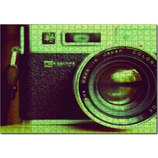 Allians Antika Fotoğraf Makinası Temalı 255 Parça Ahşap Puzzle Seti