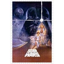Allians Star Wars 1977 Film Poster 500 Parça Puzzle Seti, Eğlenceli ve Detaylı Oyun