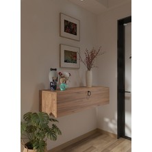 Resital Dresuar Çam - Modern Duvara Monte Antre Mobilyası