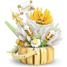 SHC4200 Bfs P1089 Çi̇çek Buketi̇ 517 Parça Block Oyuncak