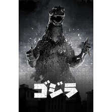 Allians Godzilla 1954 Film Poster 500 Parça Puzzle, Eğlenceli ve Detaylı Yapboz