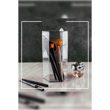 Feyza Design Akrilik Allık Fırça Makyaj Organizeri KRC-180, Şık ve Kullanışlı Tasarım